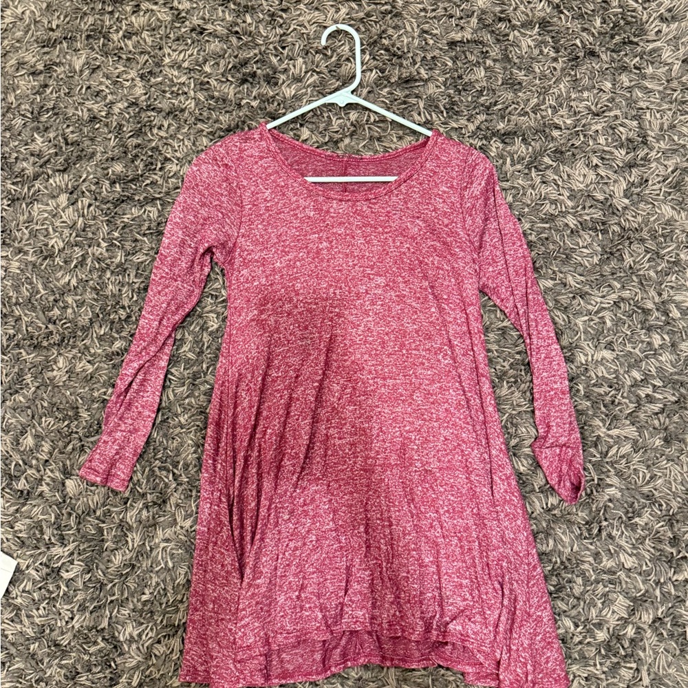 Pink Long Sleeve Dress